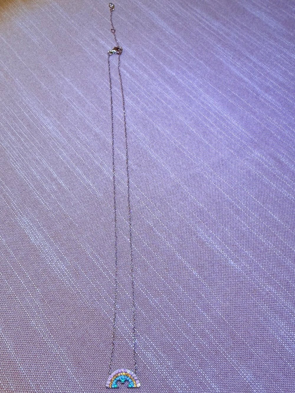 Disney Parks CRISLU Necklace Rainbow Mickey Mouse Rose Gold Disney Pride 🌈 - Picture 6 of 8